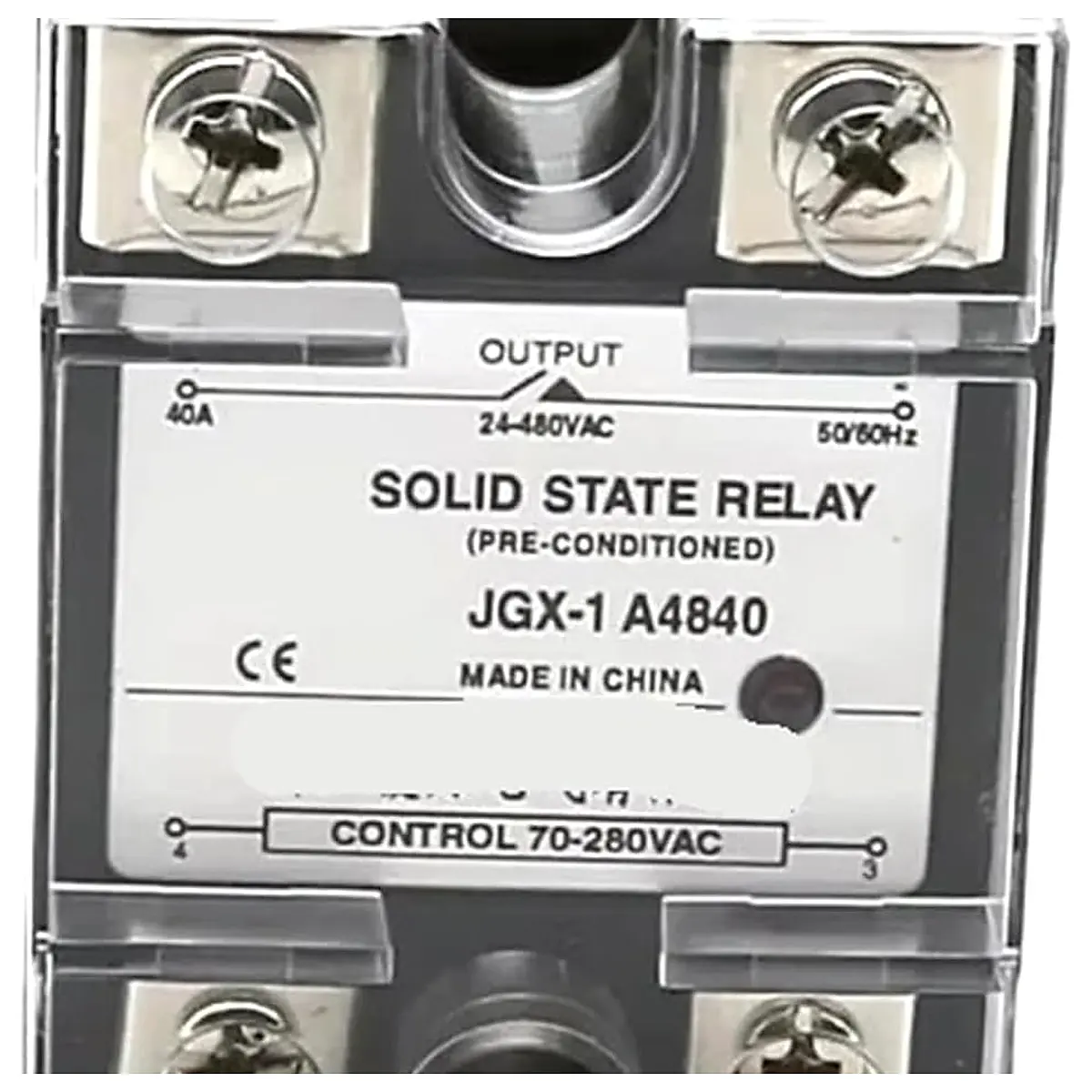 Single Phase Solid State Relay SSR 10A 25A 40A 60A 80A 100A 120A AC Controlled AC Output 24 480VAC 120AA