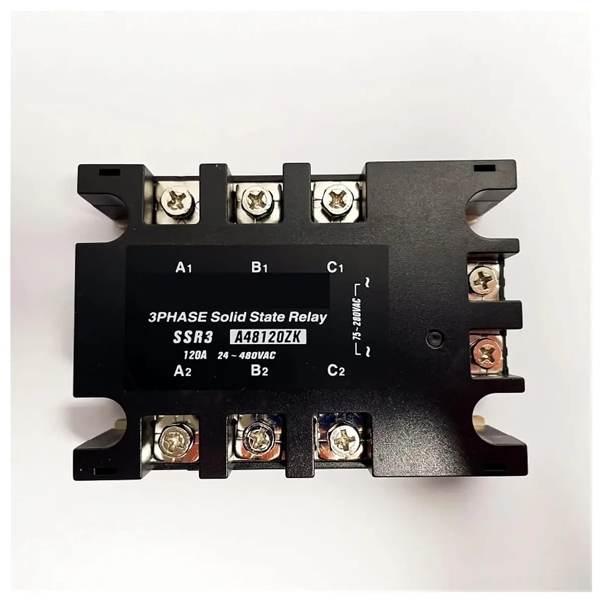 AC to SSR 120A 150A 200A High Current 220V Soft Start 380V 3 Phase Solid State Relay 380V 3F 1pc SSR3 A48150ZK 150A