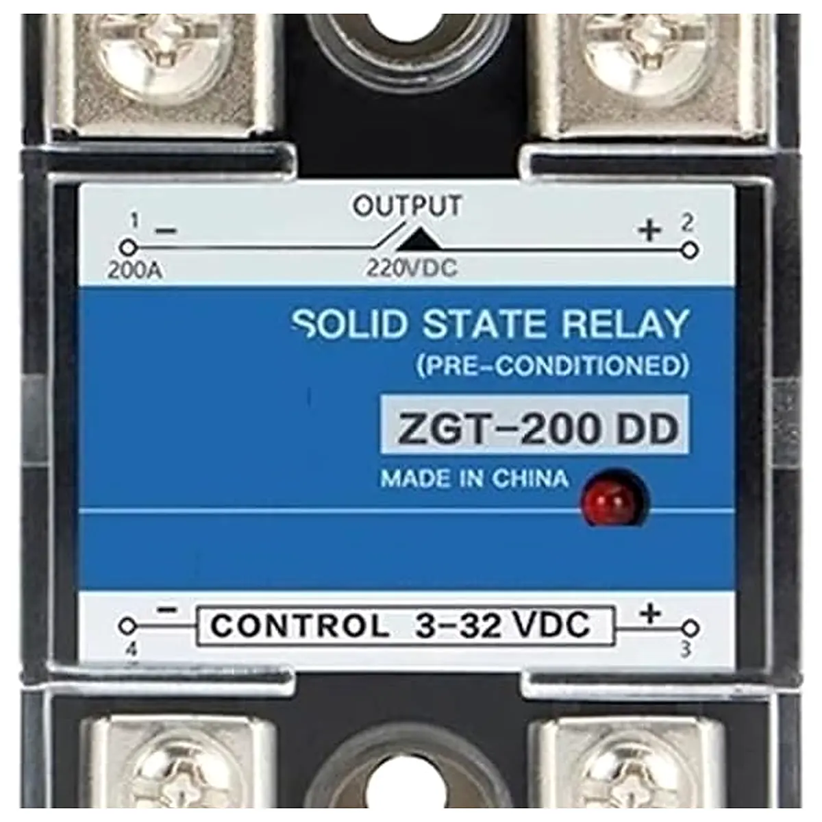 SSR ZGT 200DD 200A 600V High Voltage Single Phase Solid State Relay 200A 220V