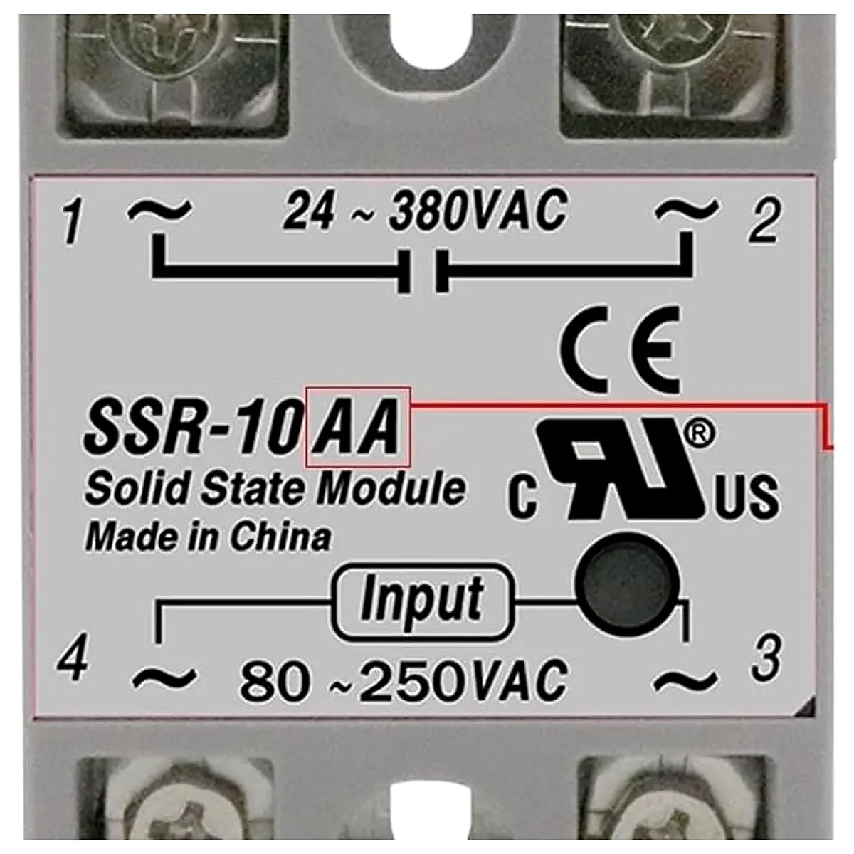 SSR 25DA SSR 40DA SSR 40AA SSR 40DD SSR 10A 25A 40A 60A 80A 100A DD DA AA Solid State Relay Module for PID Temperature Control DD, SSR 60A