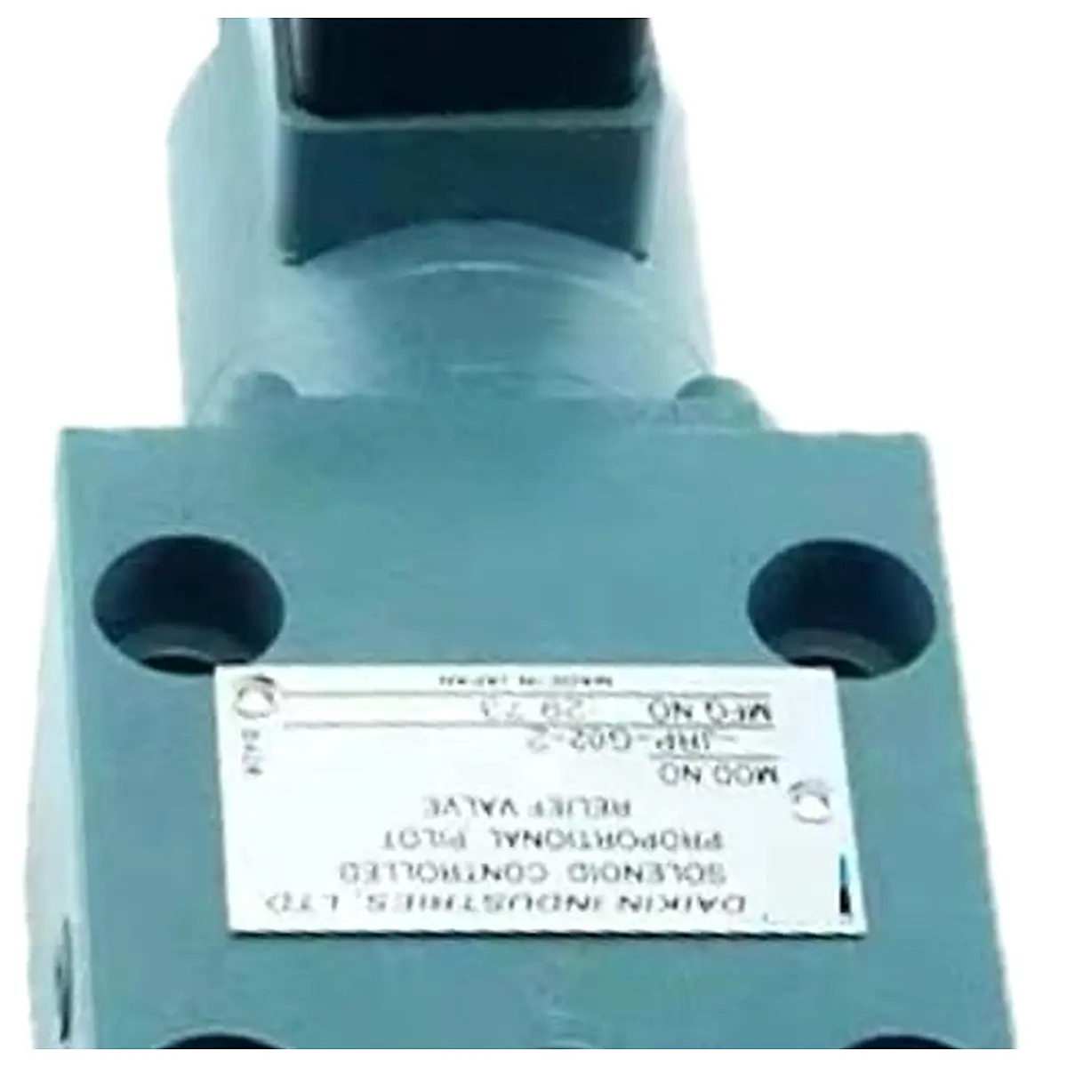 Solenoid Controlled Proportional Valve JRP G02 2 23 JRP G02 03 30 JRP G02 3 30 Hydraulic Relief JRP G02 3 30