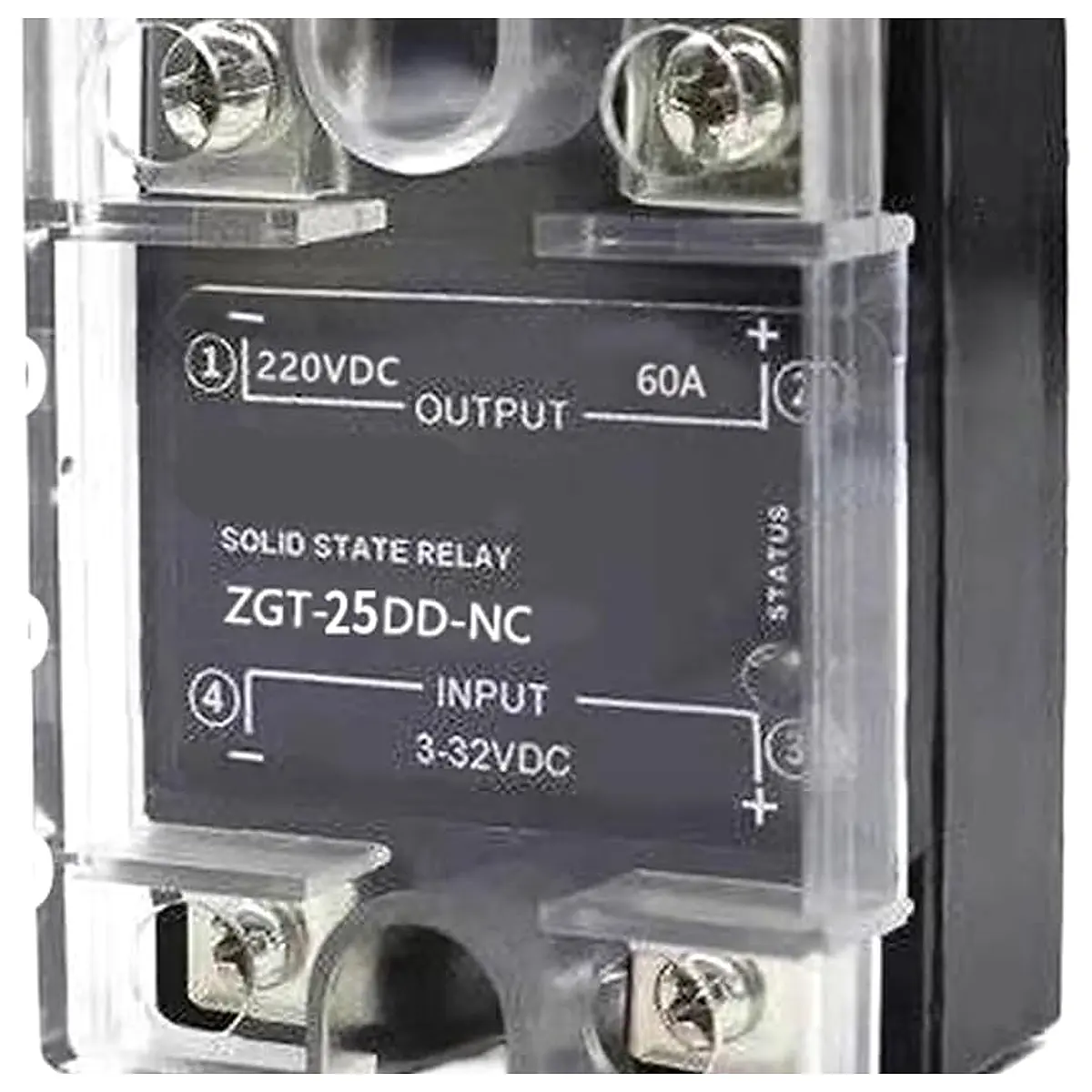 1pc 10A 25A 40A Single Phase Control Heat Sink SSR 25DD 40DD NC Solid State Relay 25DD