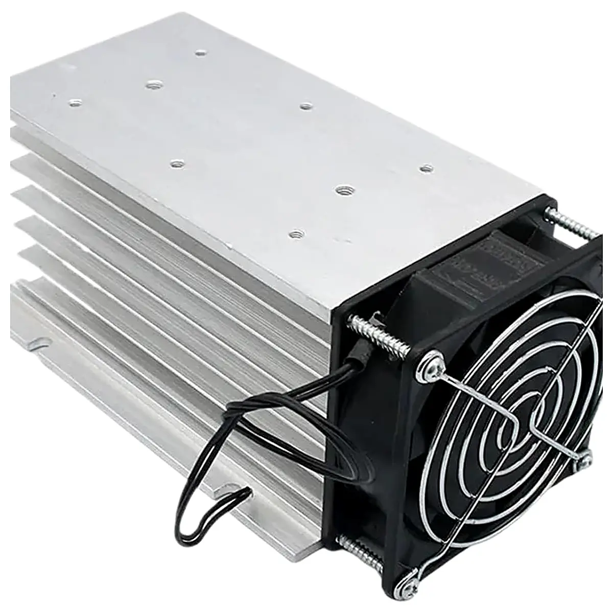 60A H 150 Three Phase SSR Solid State Relay Radiator Heat Sink with Fan