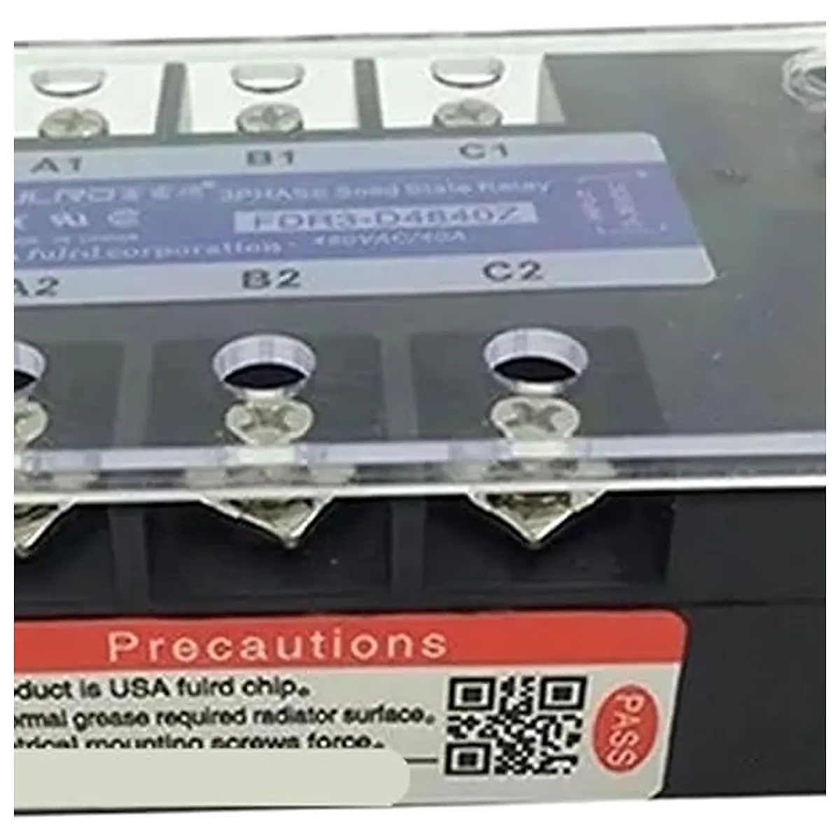 FDR3 D4840Z AC480V 40A S DC Control AC Three Phase Solid State Relay SSR AC Three Phase with Heat Sink