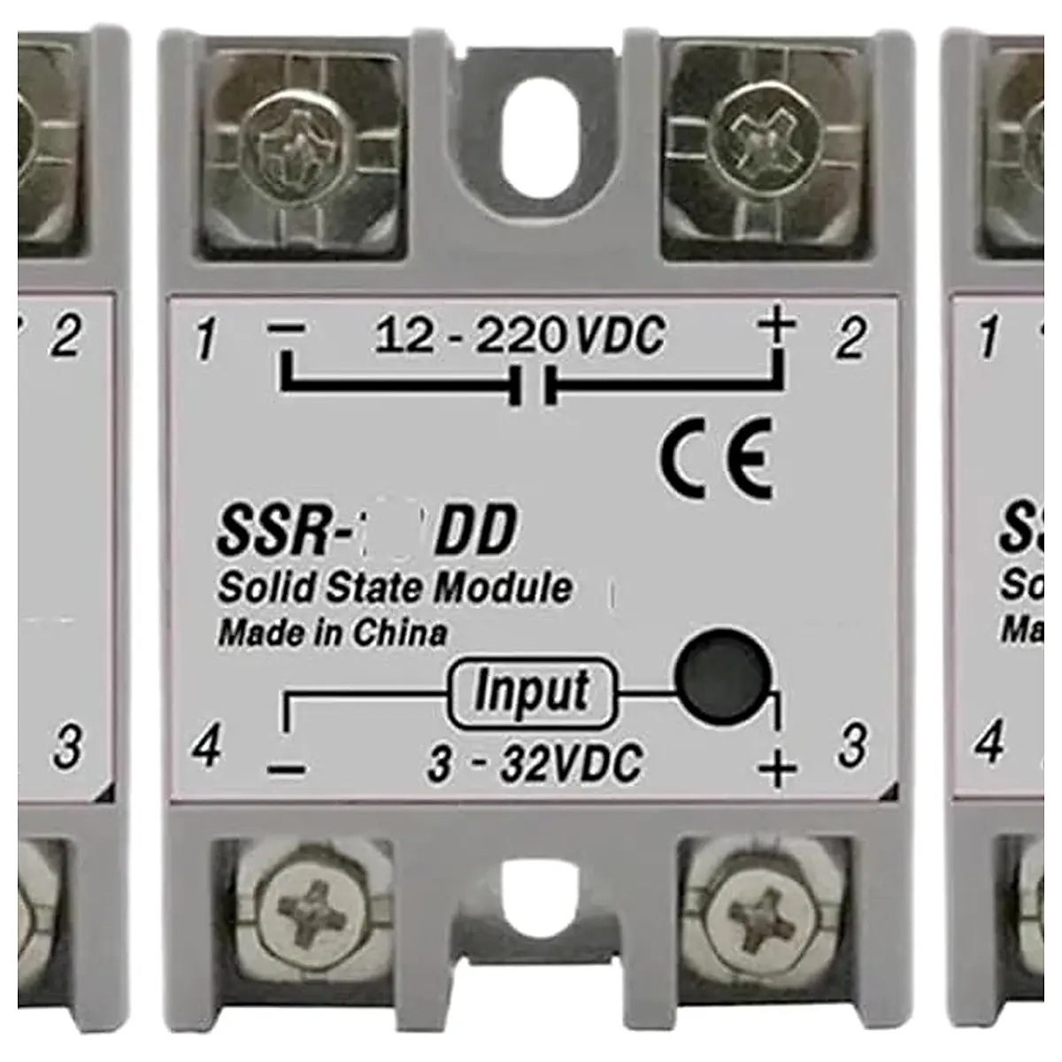 1pc SSR 25DA SSR 40DA SSR 40AA SSR 40DD Solid State Relay Module 10A 25A 40A 60A 80A 100A DD DA AA for PID Temperature Control DA, SSR 40A