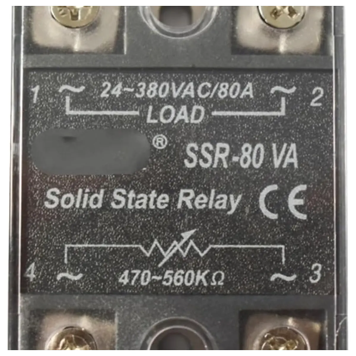Resistance Control Voltage Regulator 380V AC Load High Current Solid State Relay 220V 10A 25A 40A 80A 100A 120A SSR 60VA 60A