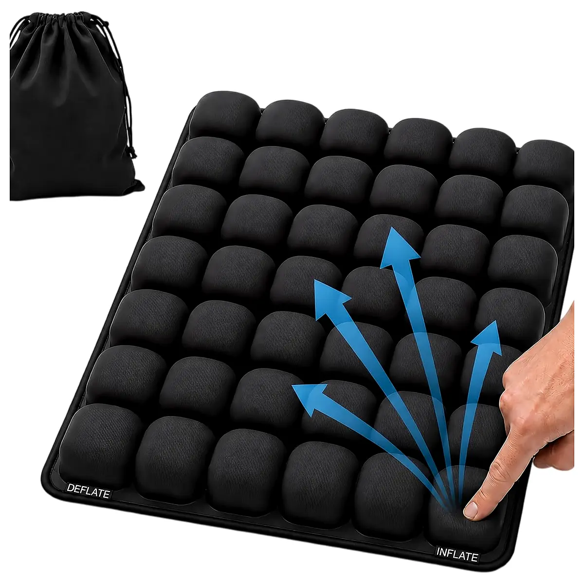 ZNZRHX Inflatable Seat Cushion, Press to Inflate Air Travel Cushion
