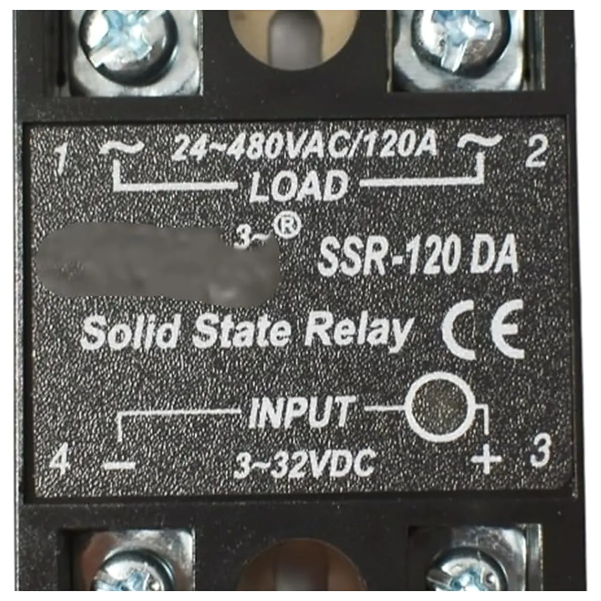 10A 25A 40A 80A 100A 120A High Power AC SSR Solid State Relay 12V Module 230V AC Load 3 32VDC Input SSR 100DA 100A