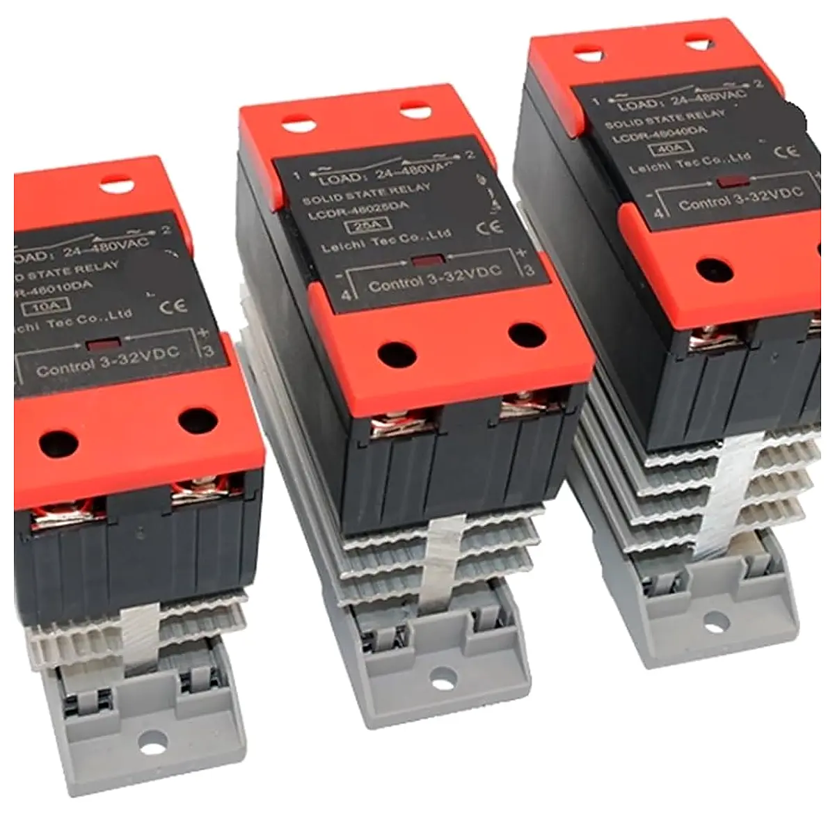Single Phase Solid State Relay SSR 10DA 25DA 40DA Mounted DC Control AC SSR 110V 220V DC to DC 1Pcs DC AC,25A