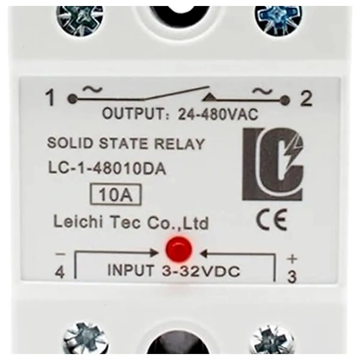 High Quality SSR 10DA 25DA 40DA DC AC Single Phase Solid State Relay 10A 25A 40A 60A 80A 100A 120A 3 32VDC Control 24 480VAC 40