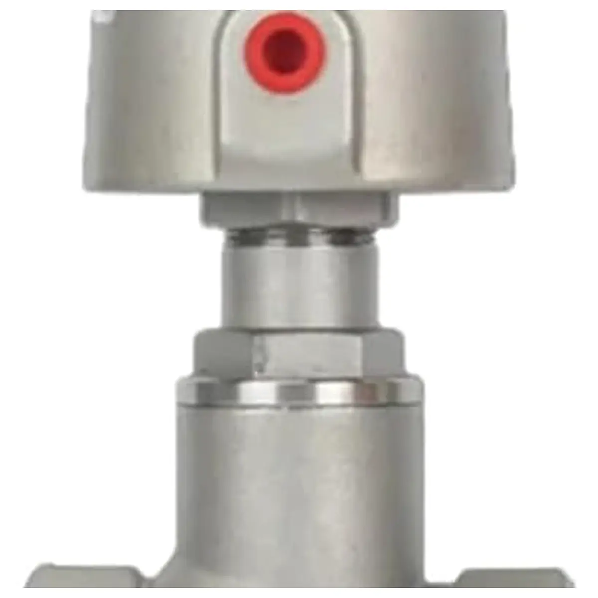 DN20 3 Way Pneumatic Seat Valve 16bar Normally Closed Pneumatic Actuator Angle Seat Valves