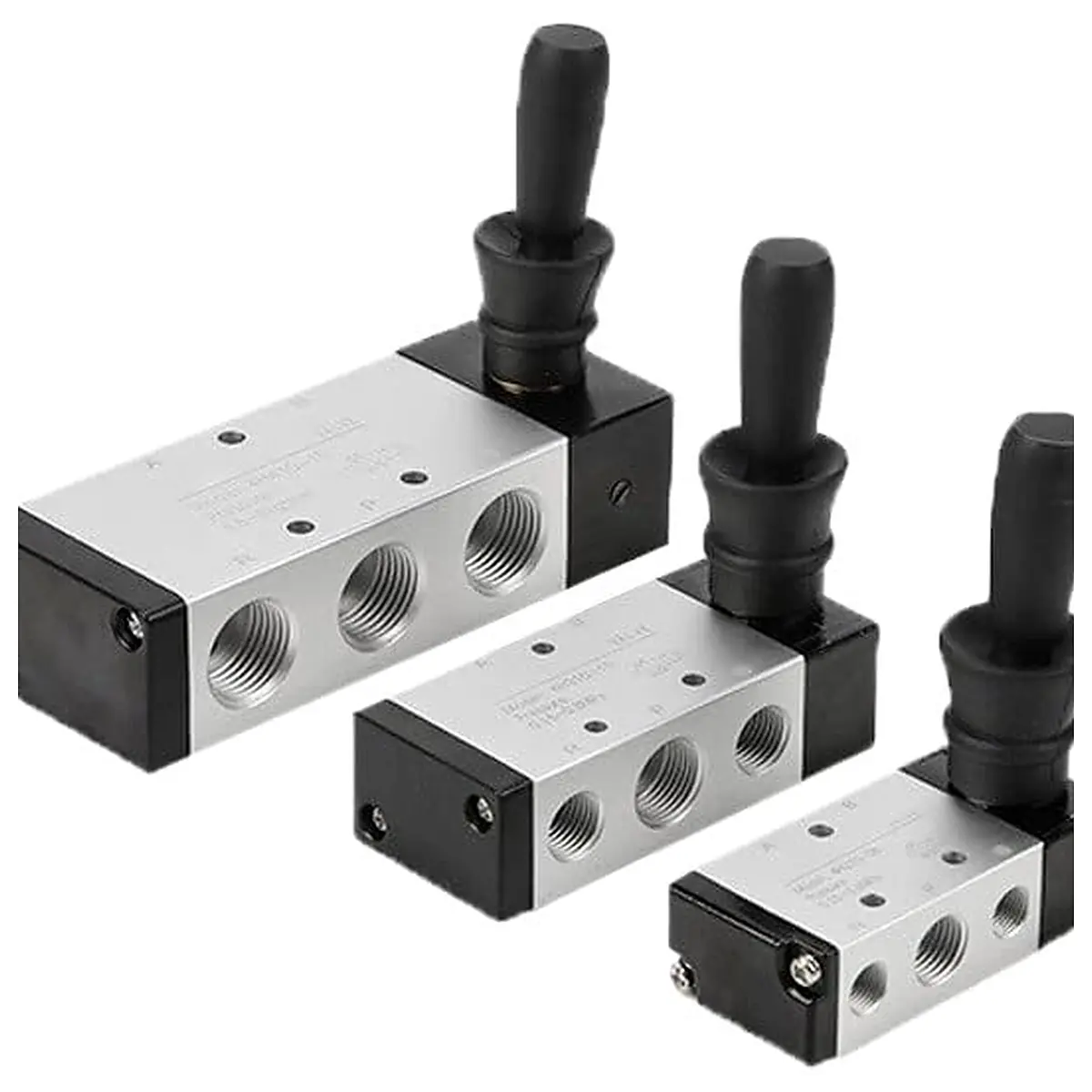 Air Valve Switch 4H210 08 4H310 10 4H410 15 Manual Hand Wrench Pneumatic Control Pull 1 4 2 Position 5 Port Reversing Valve Only, 4H210 08