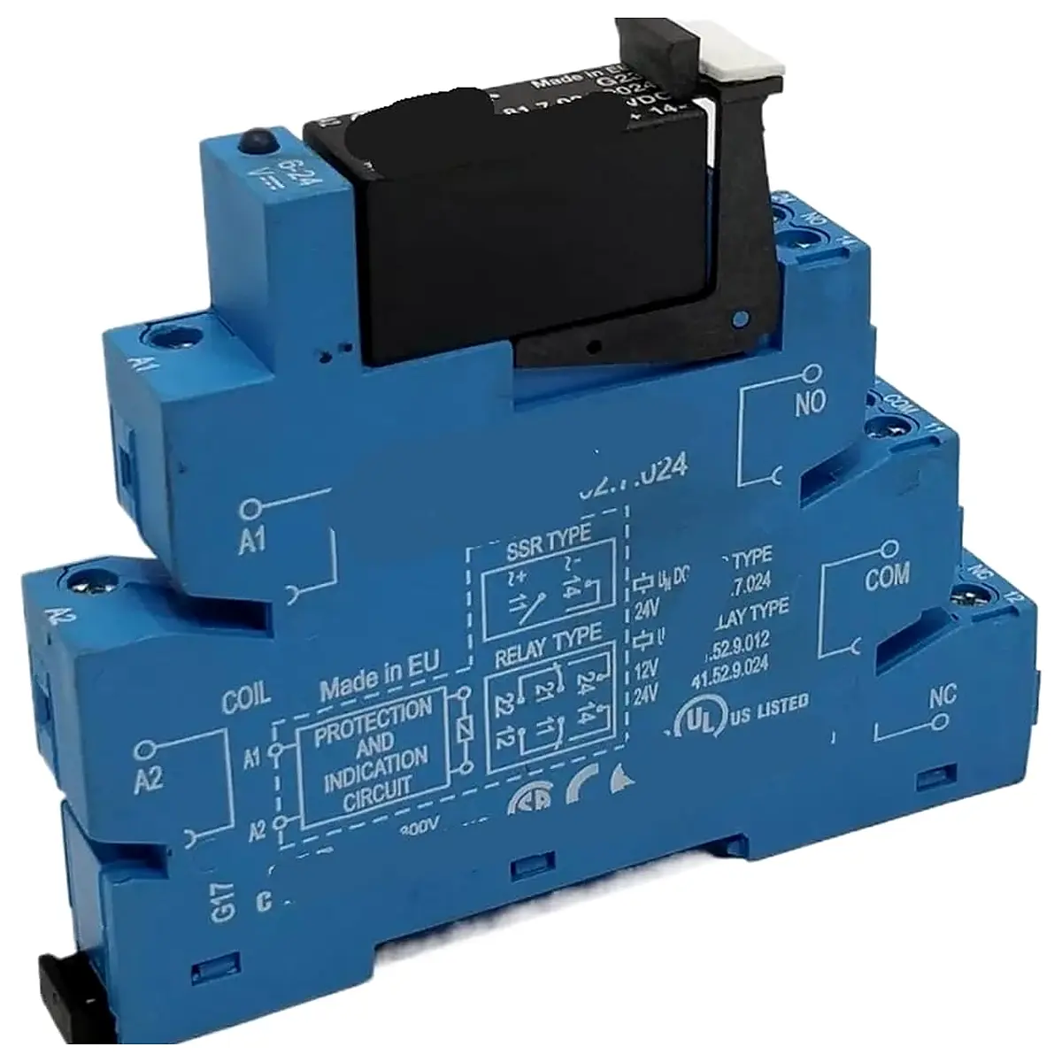 1PCS 41.81.7.024.9024 Relay with 93.02.7.024 Socket