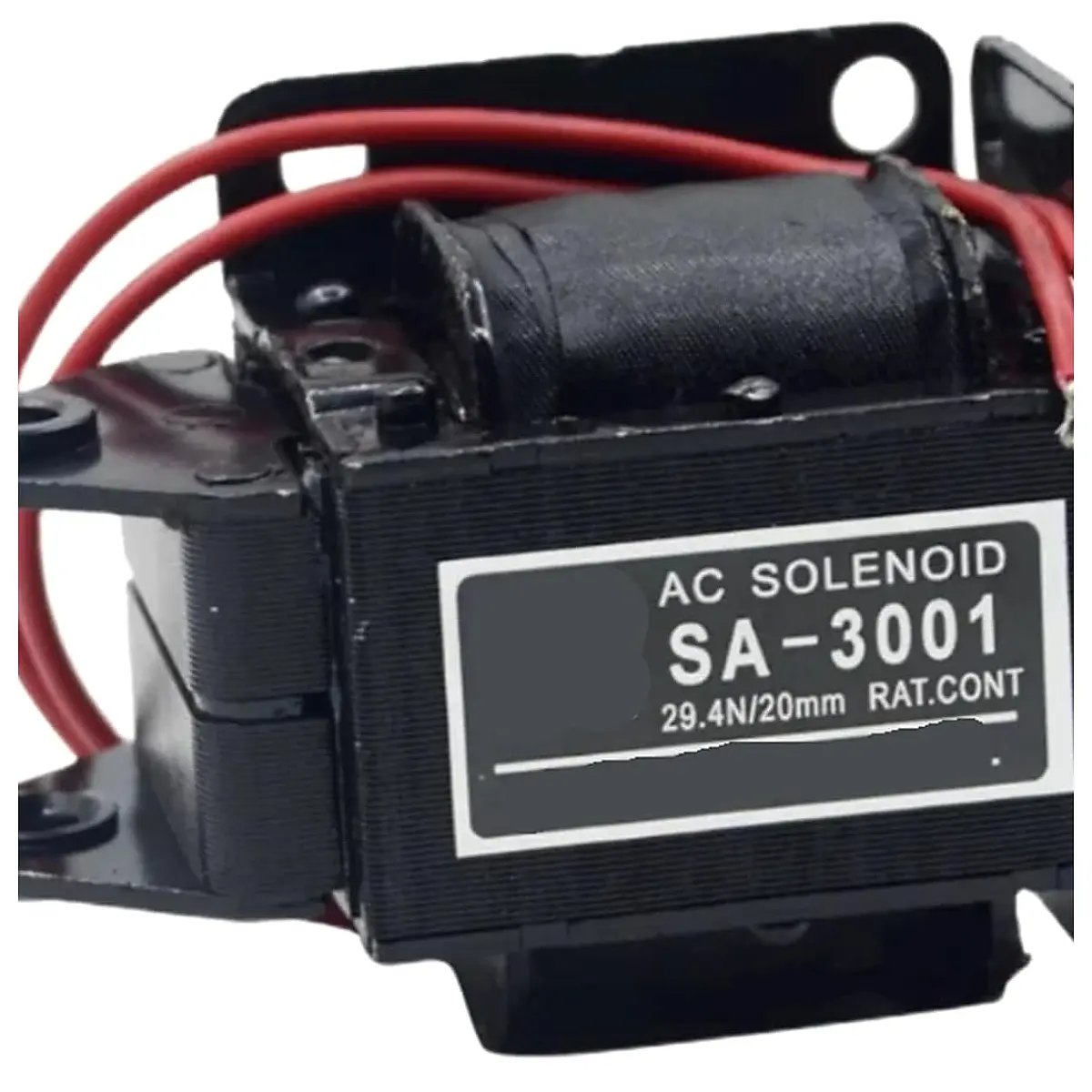 SA 3001 AC 220V 20mm Stroke 29.4N Force Solenoid Tractive Electromagnet 1Pcs 220 V