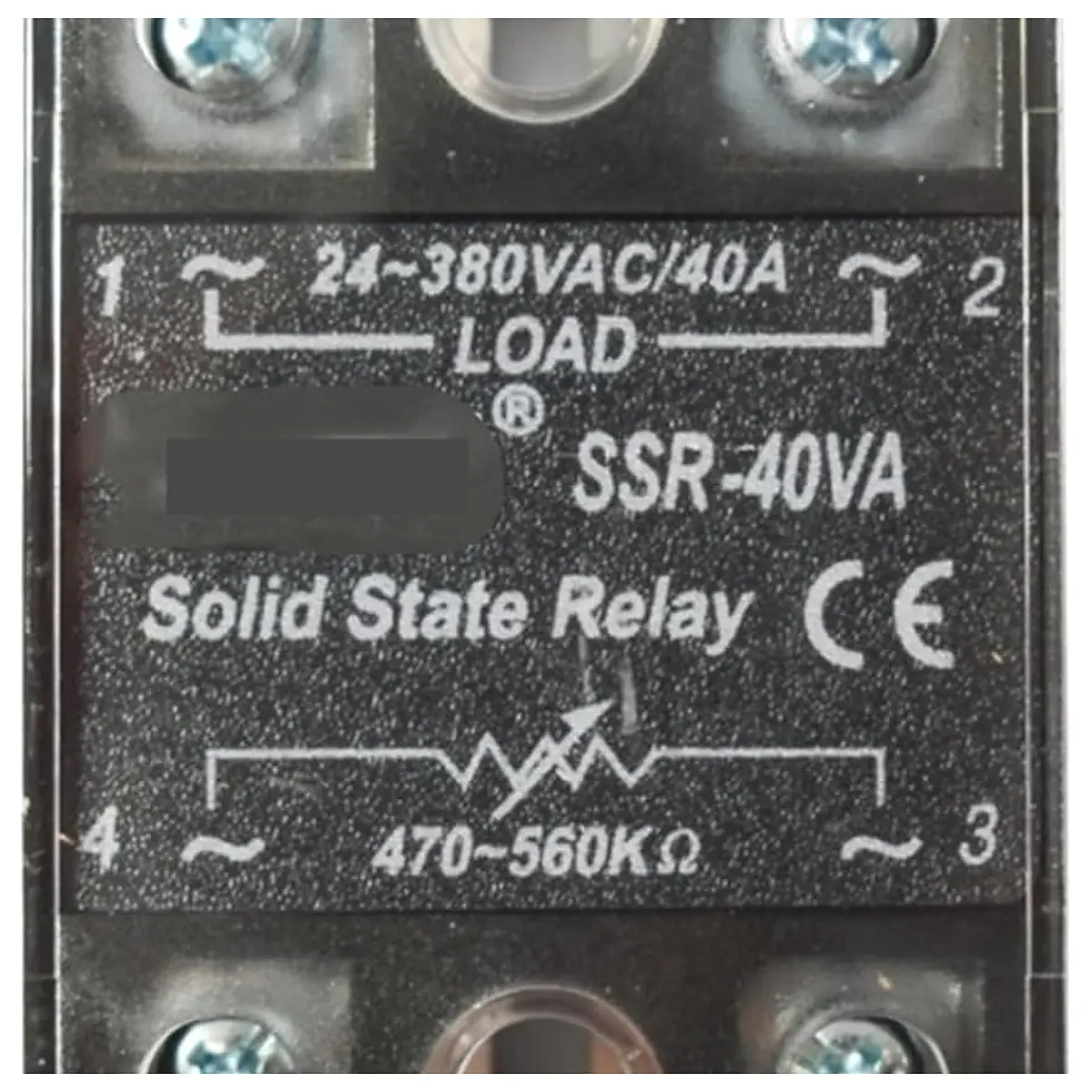 Resistance Control Voltage Regulator 380V AC Load High Current Solid State Relay 220V 10A 25A 40A 80A 100A 120A SSR 10VA 10A