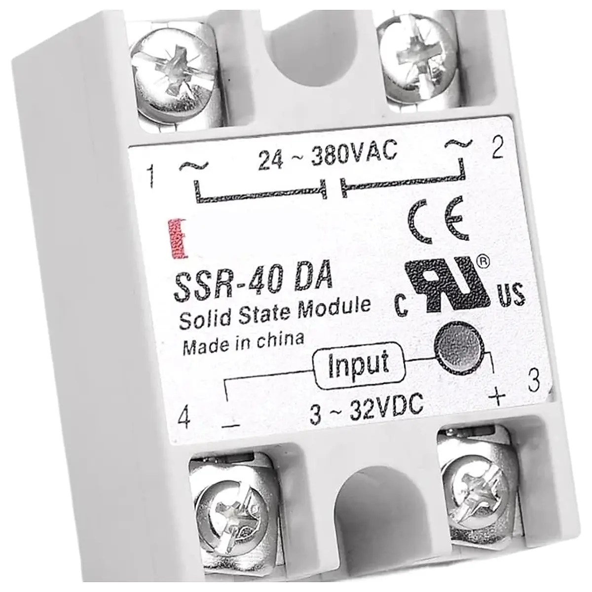 Solid State Relay 10A 25A 40A Single Phase Module 3 32V Input DC 24 380V AC Output SSR 10DA SSR 25DA SSR 40DA DD DC DC , 80A